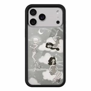 Coque motif fleurs et fraise 3D compatible iPhone 16 Pro
