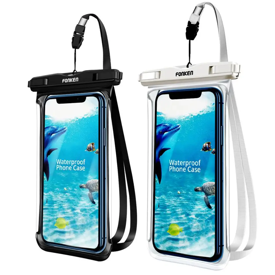 Pochette transparente étanche universelle pour smartphone