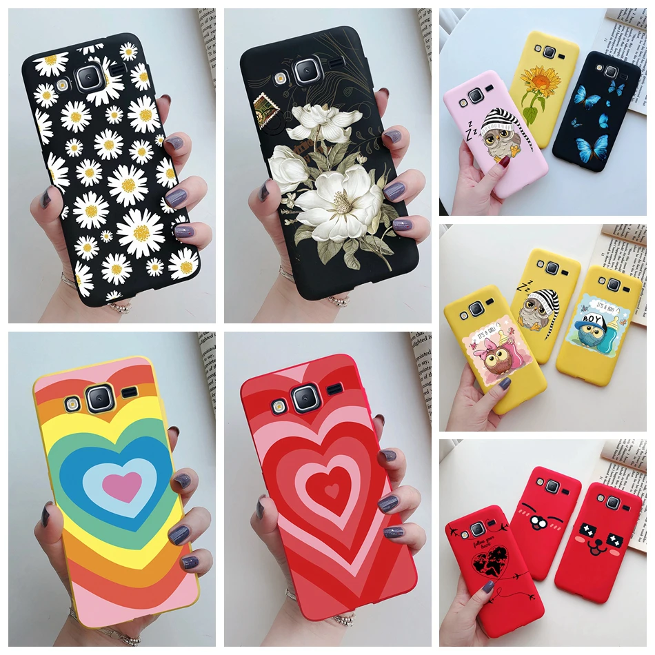 Coque silicone tournesol compatible Samsung Galaxy Grand Prime