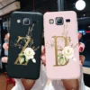 Coque silicone souple à lettres compatible Samsung Galaxy Grand Prime