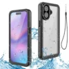 Coque étanche intégrale IP68 compatible iPhone 15 Pro Max protection 360 degres
