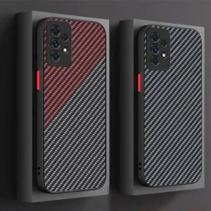 Coque mate effet fibre compatible Samsung Galaxy A31