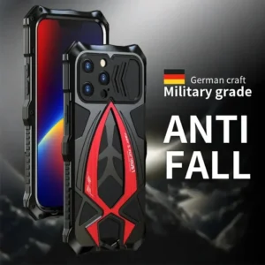 Coque antichoc armor metal renforcée compatible iPhone 17 16 15 Pro Max