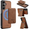 Étui portefeuille cuir détachable compatible Samsung Galaxy A36
