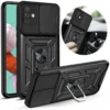 Coque armure magnétique avec anneau compatible Samsung Galaxy A51