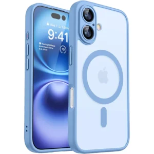 Coque armor antichoc mate translucide compatible MagSafe pour iPhone