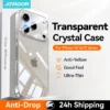 Coque transparente cristal anti-jaunissement compatible iPhone Pro Max