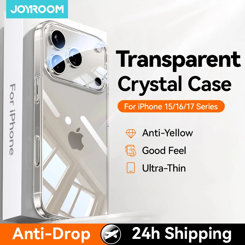 Coque transparente cristal anti-jaunissement compatible iPhone Pro Max