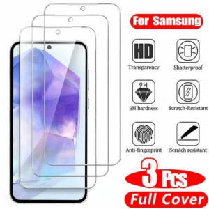 Verre trempé de protection d'écran compatible Samsung Galaxy S22