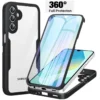 Coque intégrale antichoc compatible Samsung Galaxy A36 vue avant et arrière