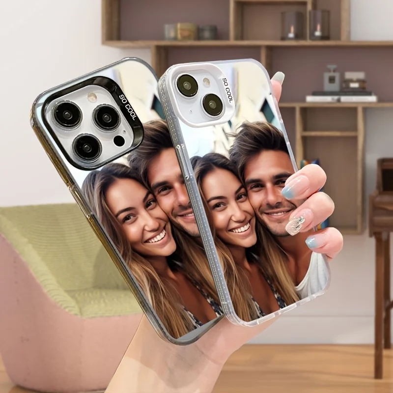 Coque photo personnalisable antichoc compatible iPhone 16 Pro