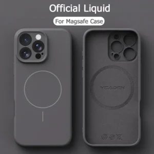 Coque silicone liquide MagSafe compatible iPhone 16 Pro