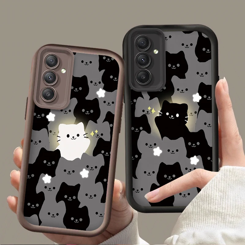 Coque chats amoureux compatible Samsung Galaxy A31