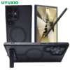 Coque magnétique avec support intégré compatible Samsung Galaxy S22
