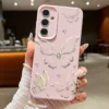Coque souple motif papillon compatible Samsung Galaxy A36