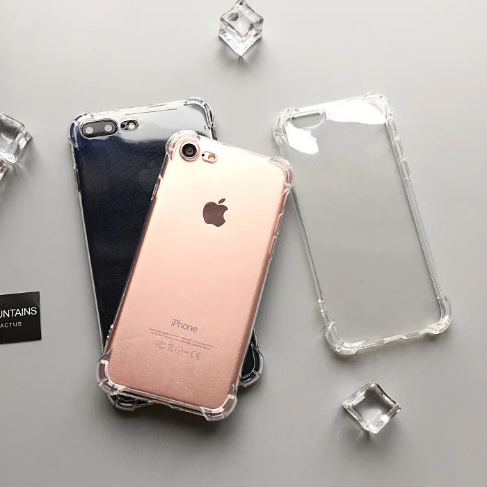 Coque TPU antichoc transparente compatible iPhone 5 5s SE