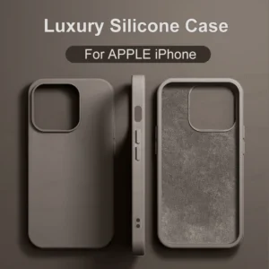 Coque antichoc en silicone compatible iPhone 14 Pro