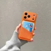Coque portefeuille cuir avec porte-cartes compatible iPhone 16 Pro
