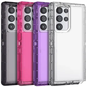 Coque antichoc transparente renforcée compatible Samsung Galaxy S22