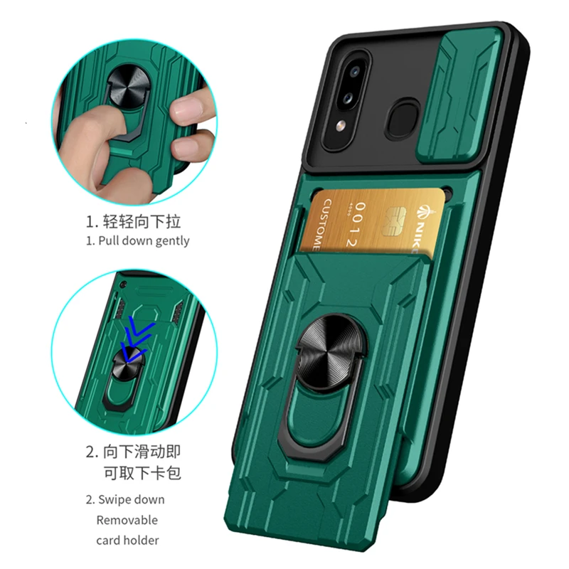 Coque antichoc anneau et béquille compatible Samsung Galaxy A51