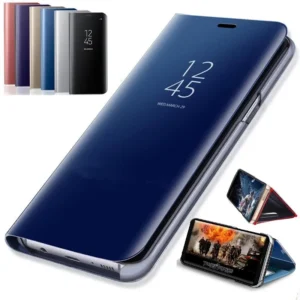 Coque miroir à rabat compatible Samsung Galaxy A32 5G